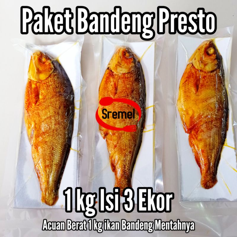 Paket Bandeng Presto 1 Kg Isi 3 Ekor