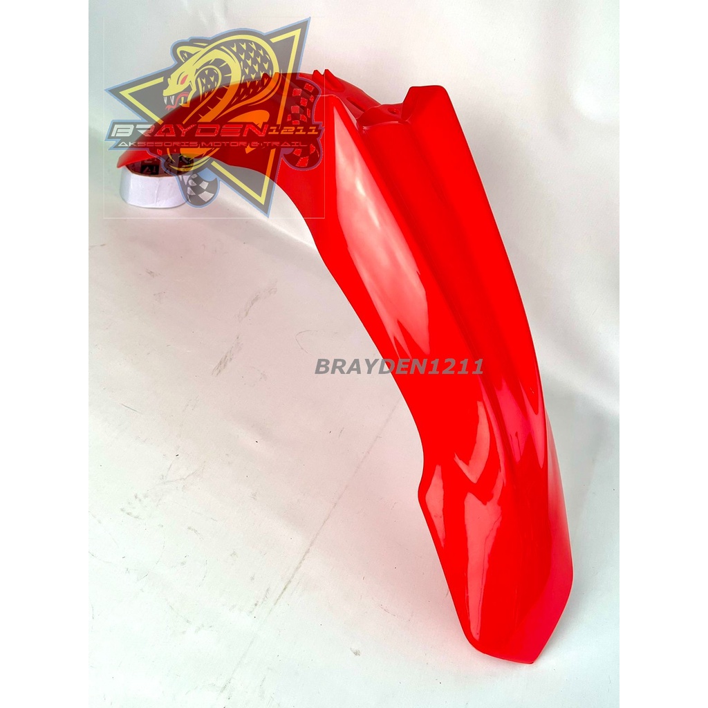 papan nomor dan spakbor depan crf 250 panjang
