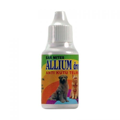 Allium drops 30ml - Obat Anti Kutu Telinga Kucing Anjing