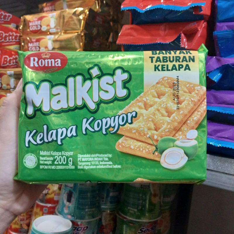 

ROMA MALKIST KELAPA KOPYOR ( 200 gram)