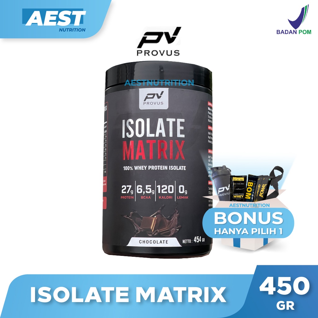 Provus Isolate Matrix 450 gram 1 lb Susu Whey Protein Isolate