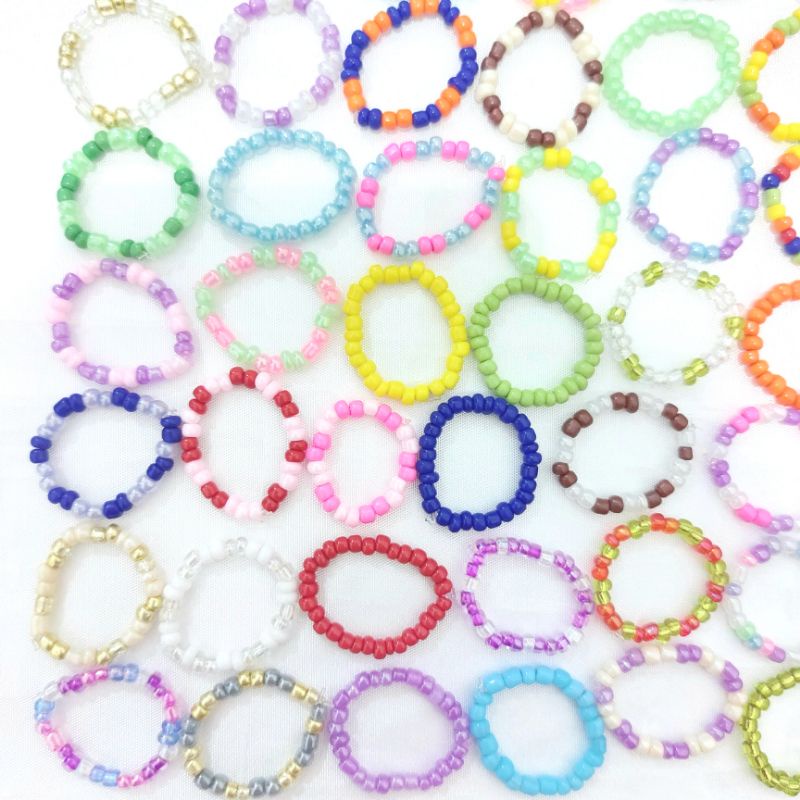 cincin manik | ring beads | PART 1 | cincin manik-manik | beads ring