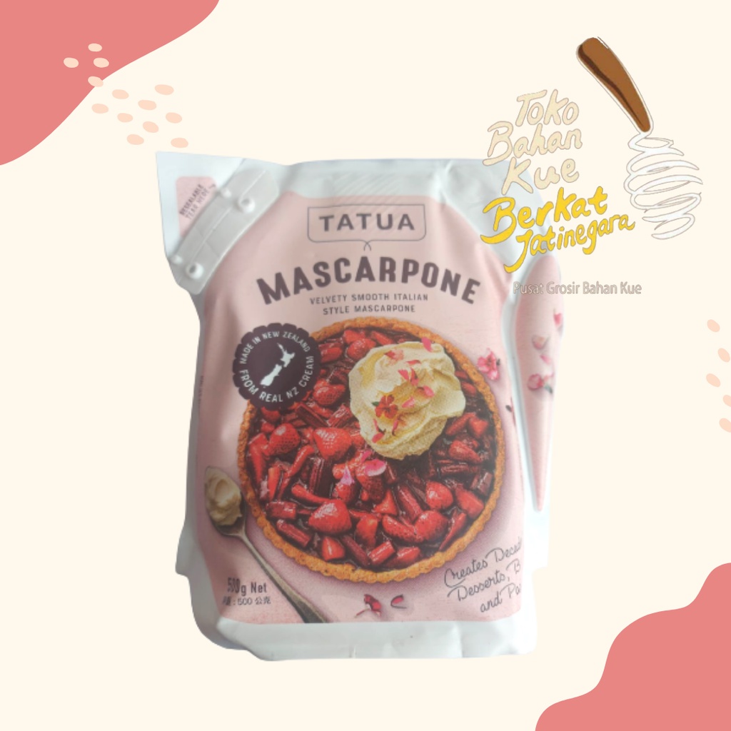 

TATUA MASCARPONE CHEESE 500 GR / KEJU MASCARPONE