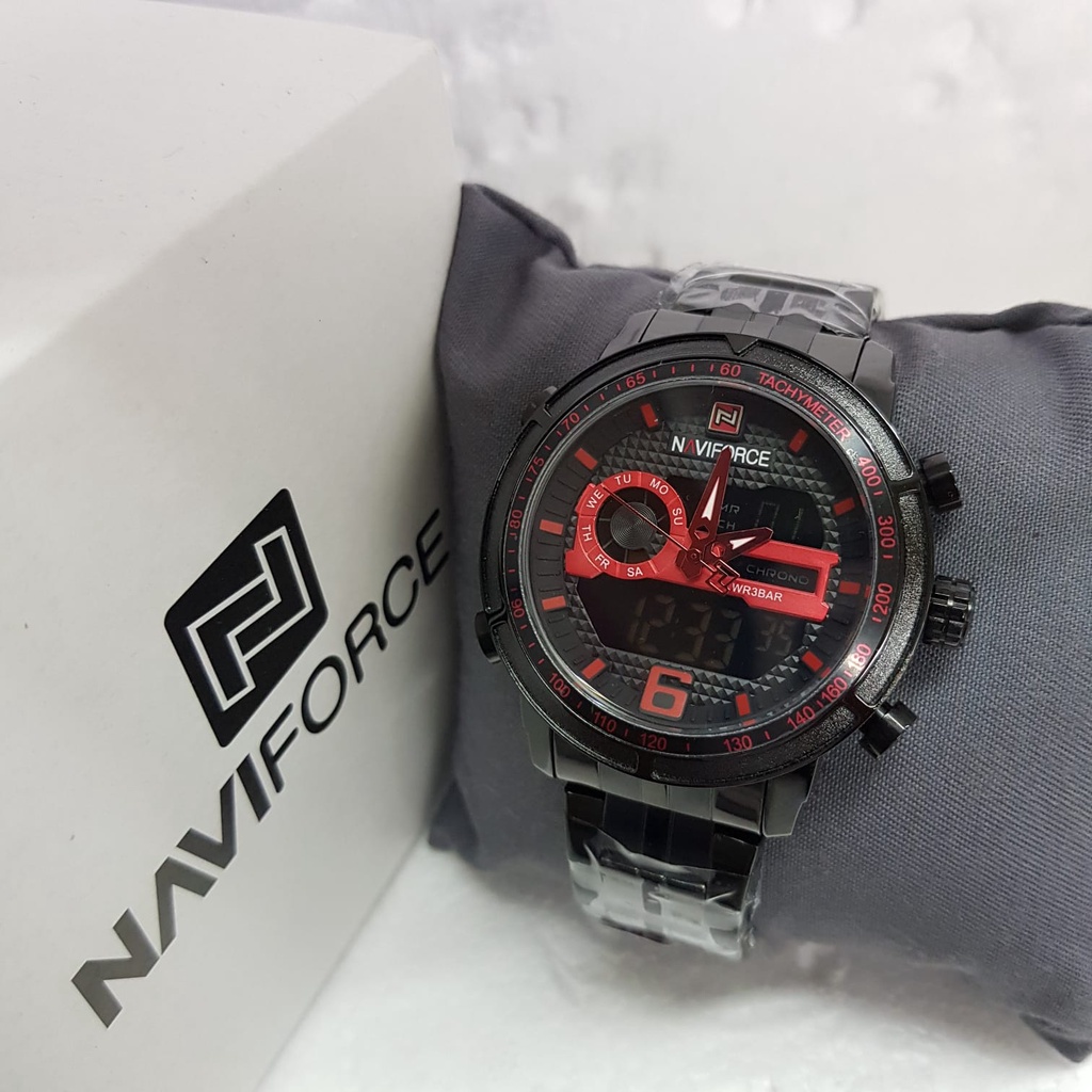 JAM TANGAN PRIA NAVIFORCE NF9119M NF 9119 NF 9119M ORIGINAL FREE BOX