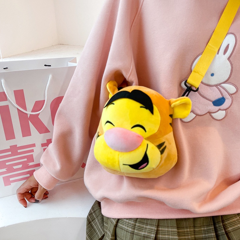TAS POKEMON PIKACHU BONEKA SELEMPANG GEMOY Sling Bag Wanita Lucu Viral Animal POKEMON Kartun Pikachu Charmander Squirtle Tigger Bahan Bulu Lembut Kekinian