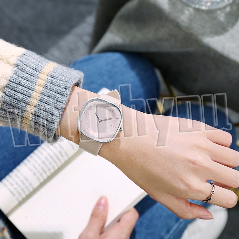 Jam Tangan Wanita A0185 Korean Fashion Versatile Ladies Quartz Watchse/ Art Retro Student  Wrist Watches