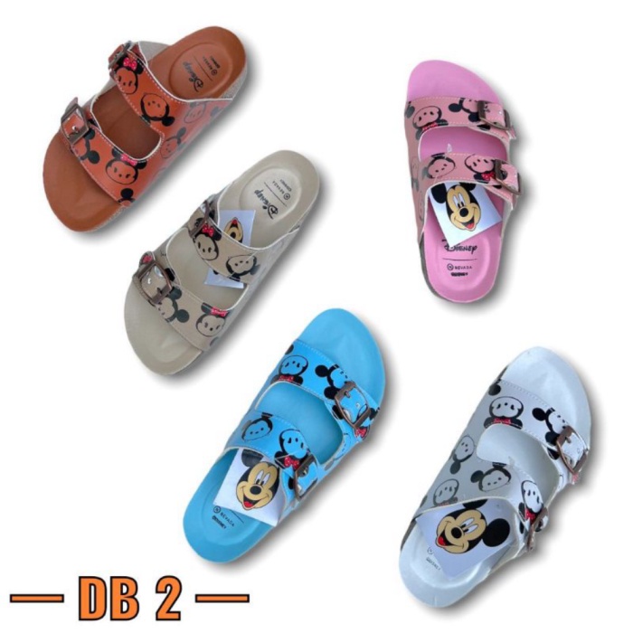 BRANDED Sandal Nevada Disney terbaru sandal anak Brand matahari hitz Limited