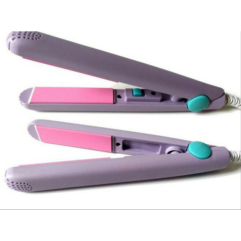 Catok Rambut Portable Mini Hair Straightener Iron Traveling