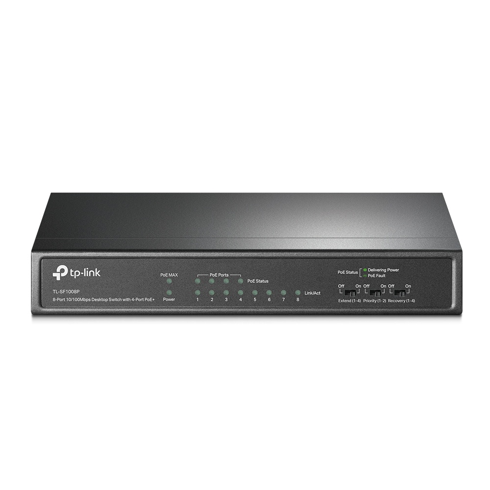 Switch Hub TP-Link TL-SF1008P 8-Port 10/100Mbps with 4-Port PoE+