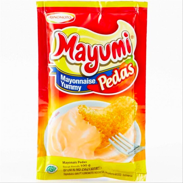 Mayonaise MAYUMI 100 Gram Ajinomoto Pedas Original