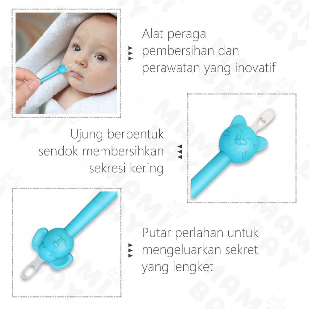 Mamibayi Booger tools baby 2 in 1 Pembersih hidung dan telinga bayi newborn