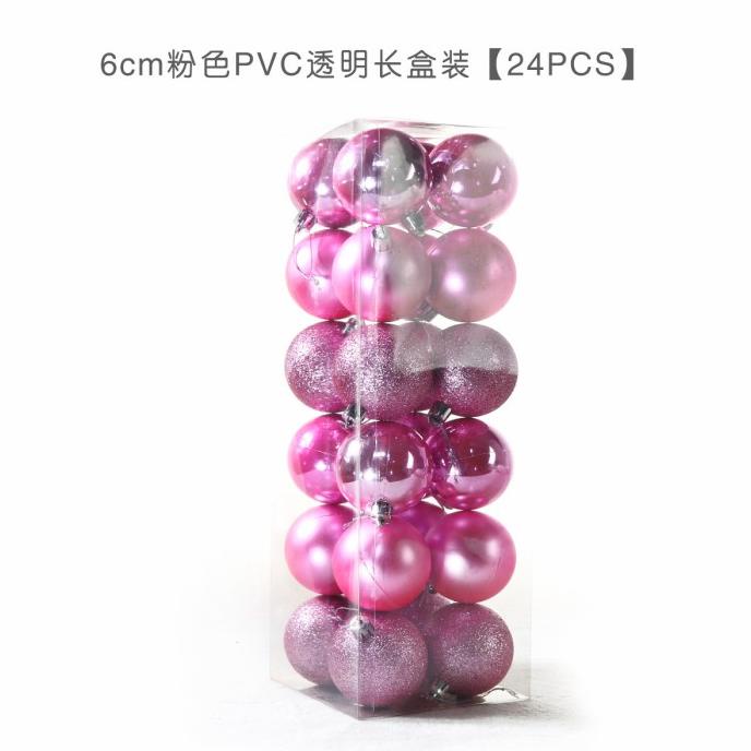 

BEST QUALITY - BOLA NATAL 6 CM ISI 24 DEKORASI POHON NATAL HIASAN NATAL MURAH GROSIR