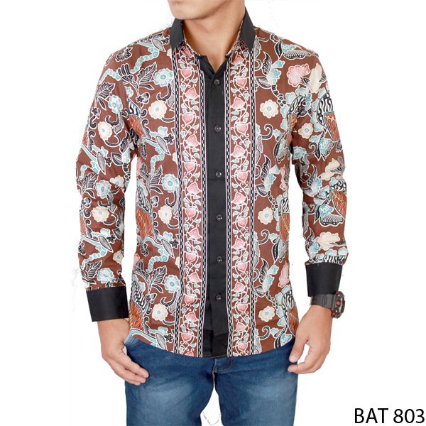 Kemeja Batik Pria Slimfit Panjang BAT 1017