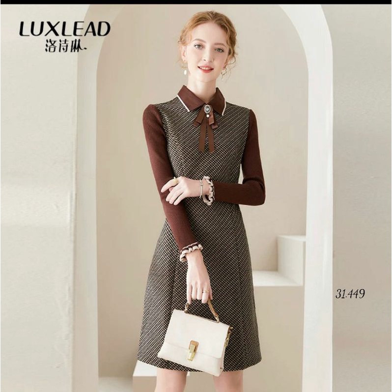 DRES ALICIA MOTIF FASHION IMPORT TERBARU