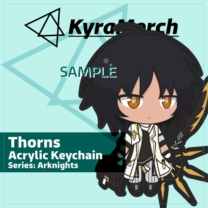 Keychain Arknights Thorns
 | KyraMerch Anime Fanmerch Dealer