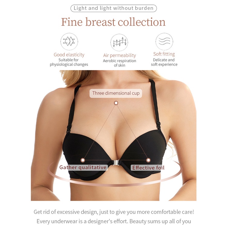 Push Up Bra Set Pretty Wear Tali bahu yang bisa dilepas