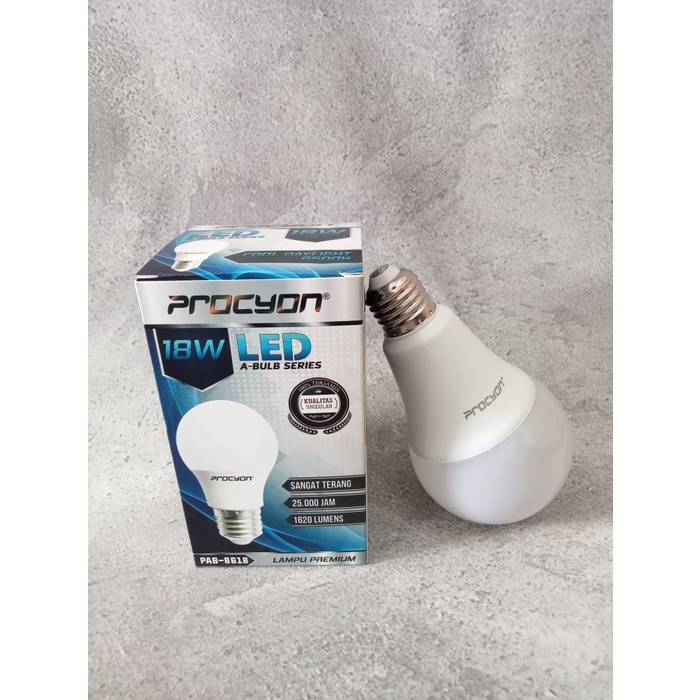 Lampu led Procyon 18 watt warm white / white procyon led 18w bulb