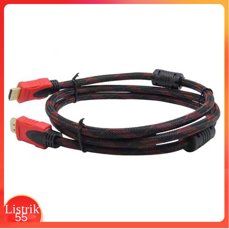 FSU Kabel HDMI Gold Plated High Speed OD7.3mm 1080P 3 Meter - SHH11