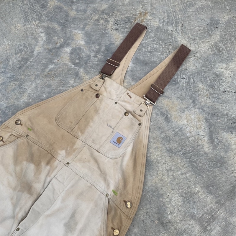 Vintage 80’s overall carhartt double knee second original