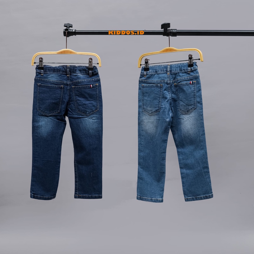 Setelan Kaos Anak / Celana Panjang Denim Anak Laki Laki PANSEIRO ASTRATTO KIDDOS.ID