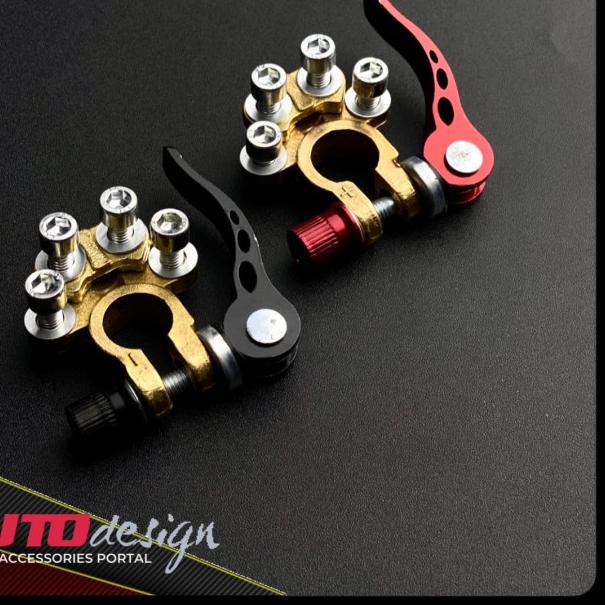 QUICK RELEASE KEPALA AKI MOBIL KUNINGAN