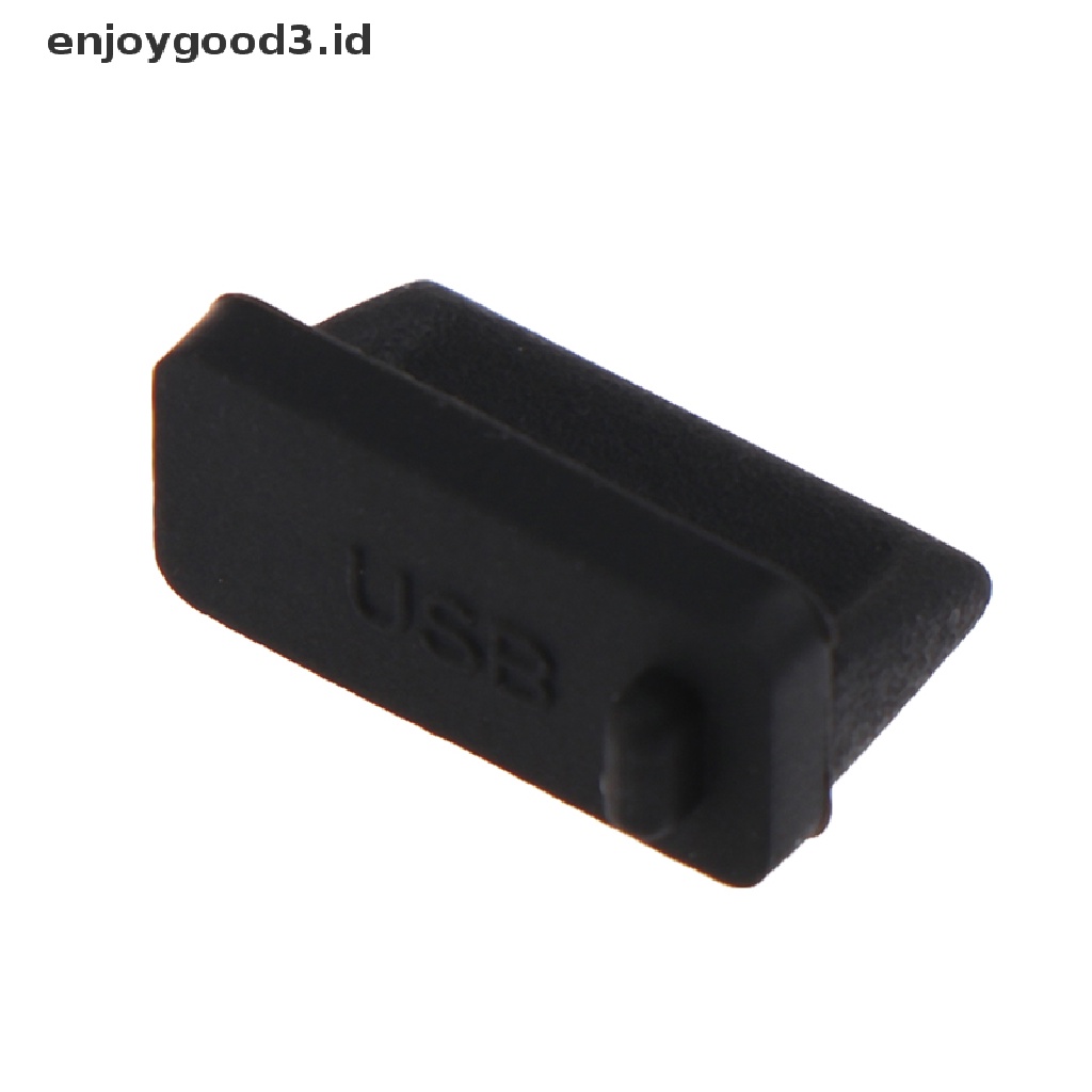 20 Pcs Plug Penutup Port USB Male Bahan Plastik Anti Debu