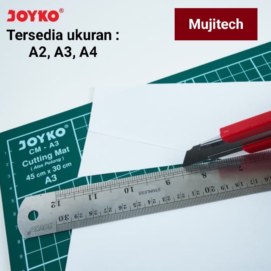

CUTTING MAT A2 (2 SISI) JOYKO ALAS PEMOTONG CUTTER CM-A2 ALAS POTONG KERTAS A2