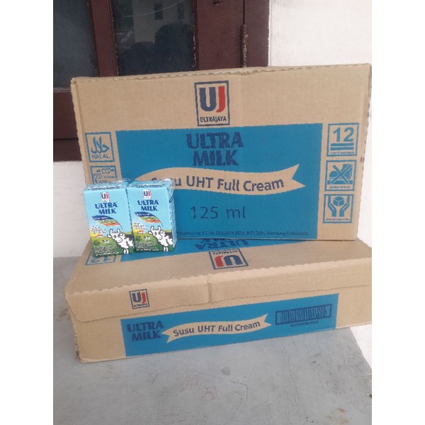 

susu ultra full cream 125 ml isi 40 pcs