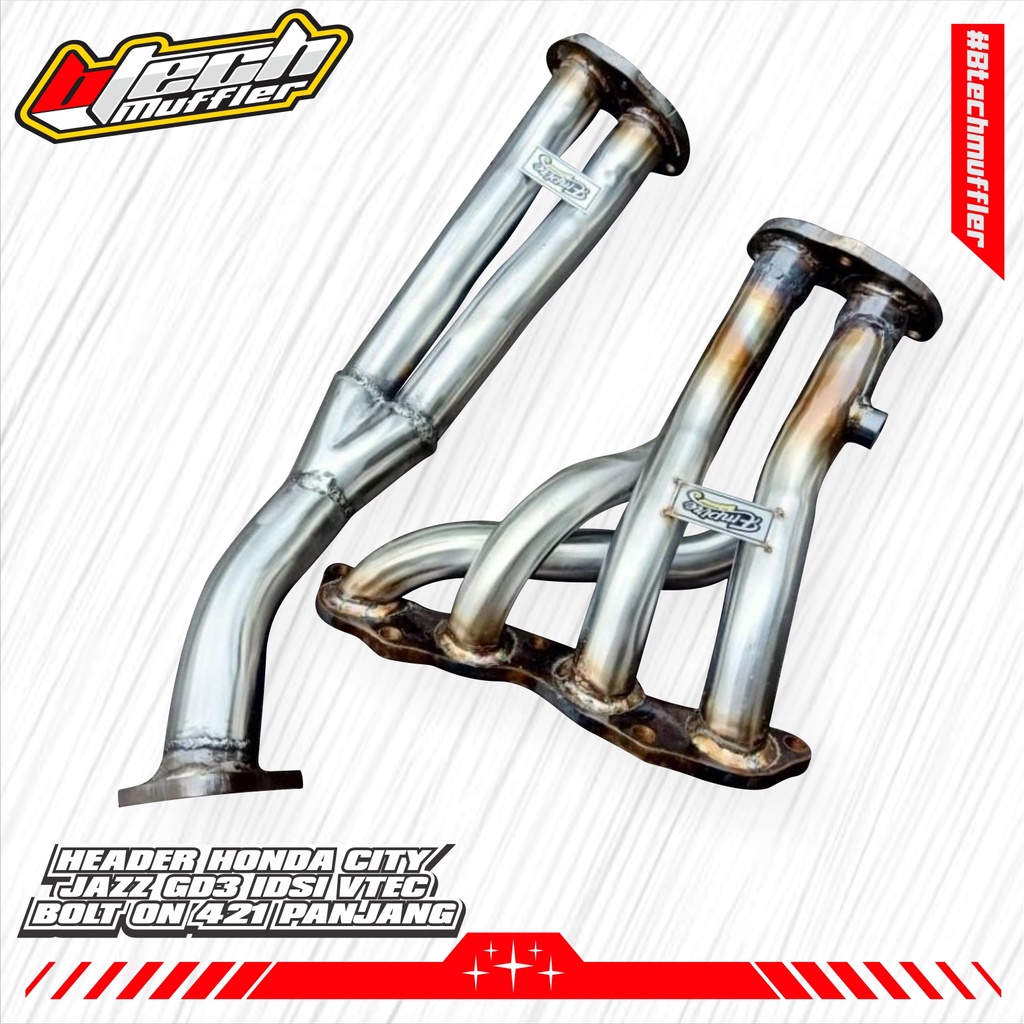 Header Honda City Jazz Gd3 Idsi Vtec 421 Bolt On