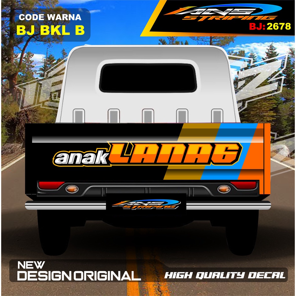 STIKER DECAL GRANMAX PICK UP / STIKER BAK BELAKANG GRANMAX / DECAL STICKER MOBIL GRANMAX