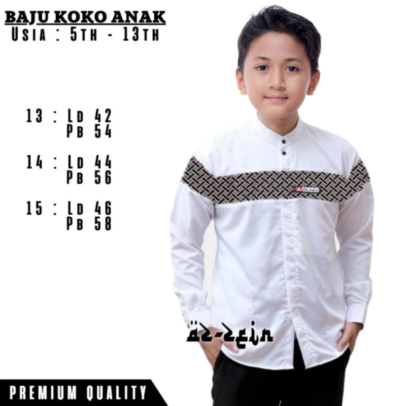 Baju koko coeple Kobata koko ayah dan anak fashion atasan muslim