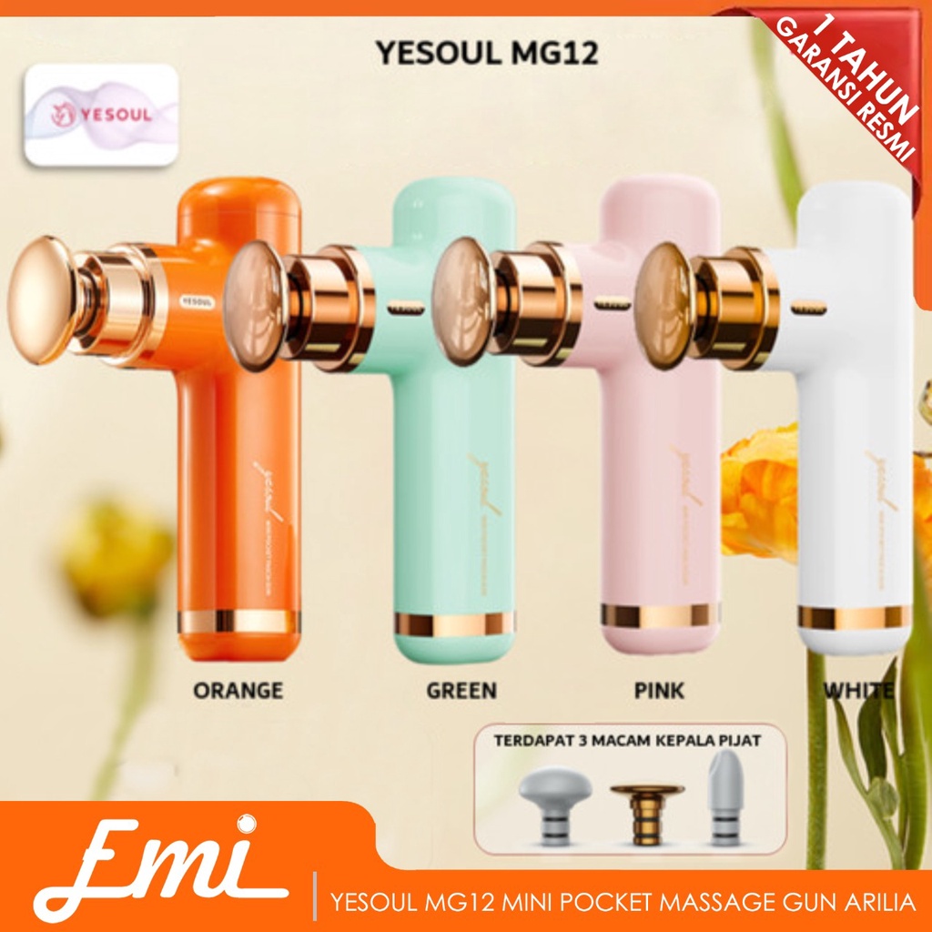 Yesoul MG12 Mini Pocket Massager Gun Alat Pijat Genggam Arilia