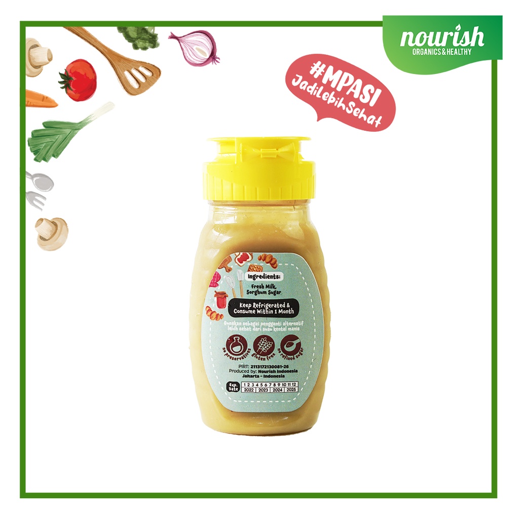 Nourish Milky Spread / SKM Lebih Sehat MPASI / SKM dengan susu asli tanpa gula pasir