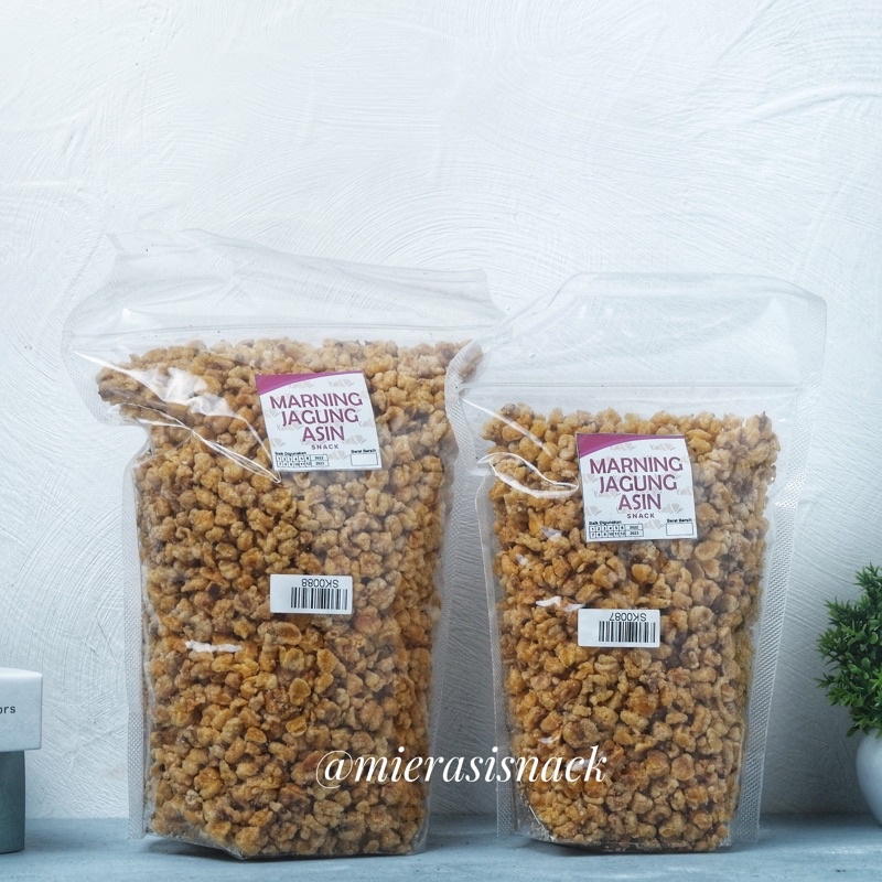 Marning Jagung Asin 500gram | snack kiloan | jajanan tradisional | makanan ringan | jajanan jadul