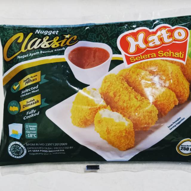 

Makanan Beku Olahan Hato Nugget Chicken 500gr, Sameday Instan Delivery Jogja