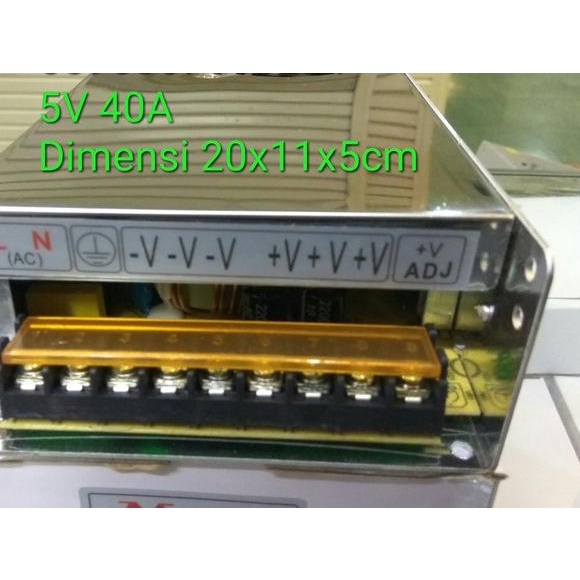 Power Supply 5V 40A Adaptor 5V 40A