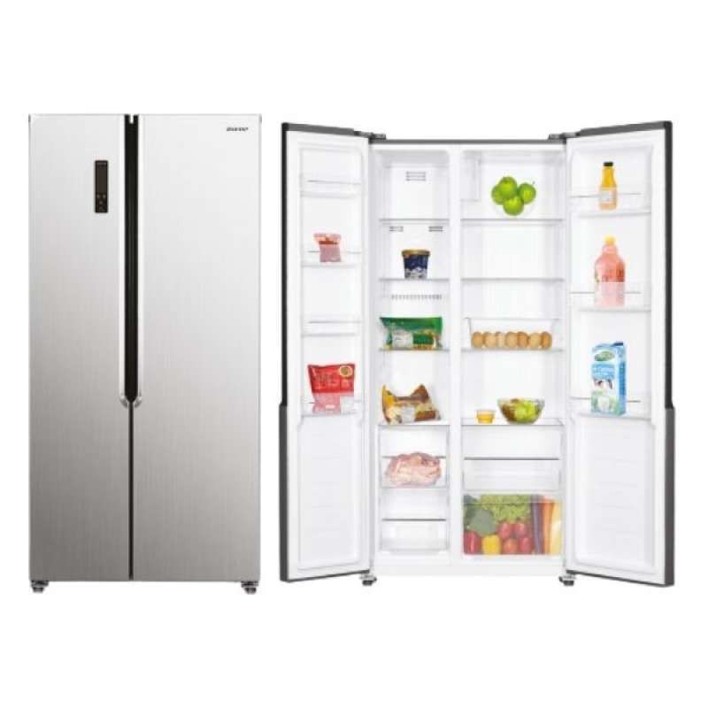 SHARP KULKAS LEMARI ES PENDINGIN REFRIGERATOR FRIDGE SIDEBYSIDE SJ - IS50M-SL IS60M-SL