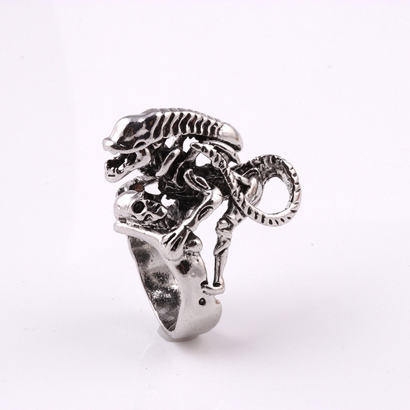 Cincin Jari Telunjuk Gaya retro punk Eropa Amerika Untuk Aksesoris Pria