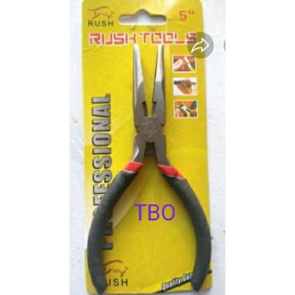 Tang Potong Rush, Tang Lancip Rush, Pakai PER Panjang 5"
