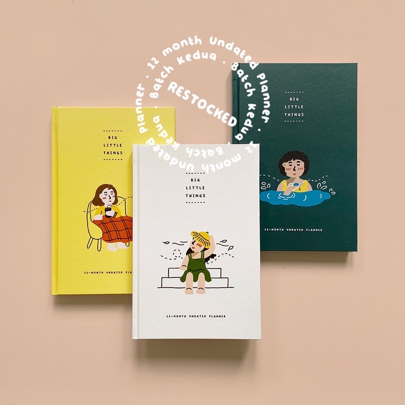

[ARTISY ID] BIG LITTLE THINGS BUKU PLANNER PEEK MY BOOK PLANNING JADWAL 2023 2024