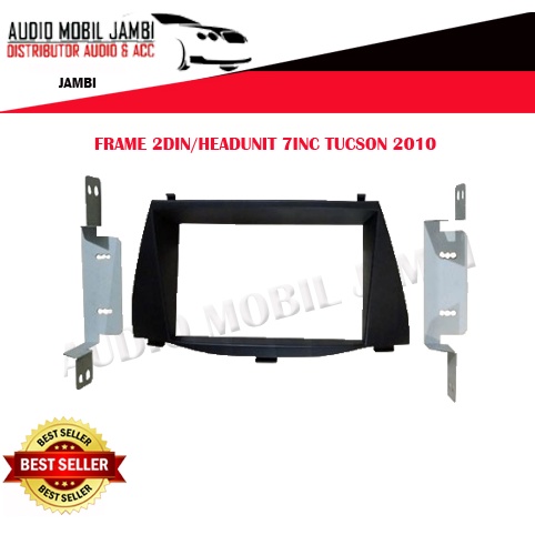 FRAME HEADUNIT 2DIN HYUNDAI TUCSON 2010 7 INCHI