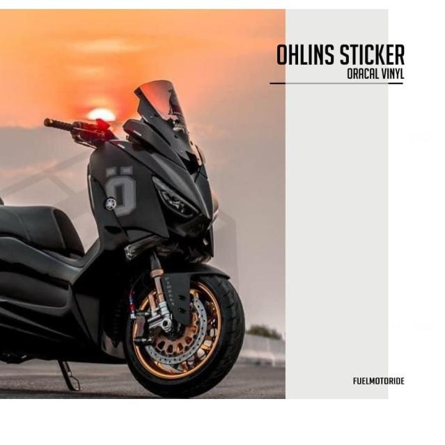 Sticker Body Variasi Big Logo Ohlins XMAX NMAX PCX ADV FORZA - Warnalain tanya