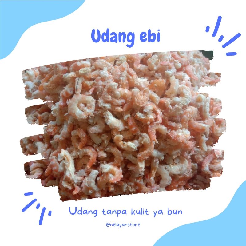 

Udang ebi udang kupas udang tanpa kulit 500gr