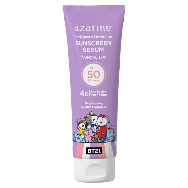 AZARINE x BT21 Body Guard Moisturizer Sunscreen Serum SPF50++ - 100ml