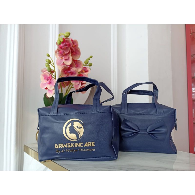 Pouch Tas tenteng DRW Skincare Muat 2-3 paket Standar