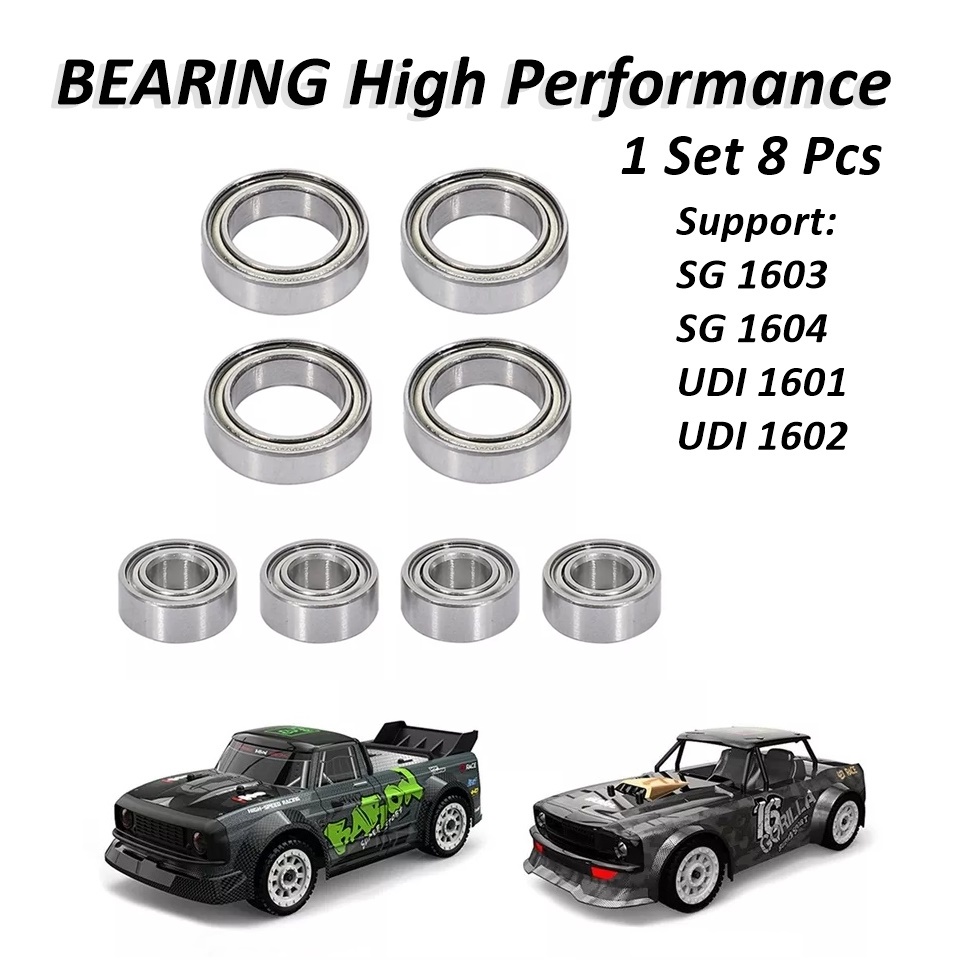 Bearing Set SG1603 SG1604 RC Car Hobby 8Pcs