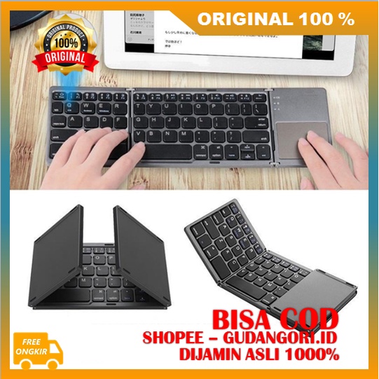 Keyboard Multifungsi Keyboard Lipat Wireless ORIGINAL