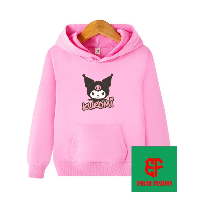 JAKET HOODIE ANAK PEREMPUAN ANIME KUROMI