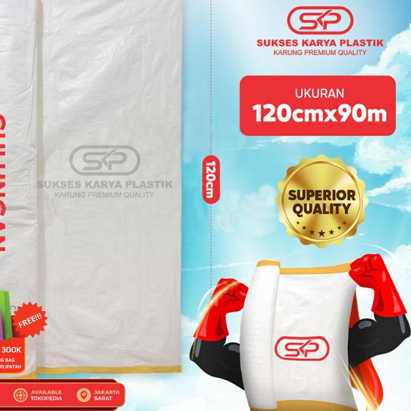 

KARUNG BAGOR LIS 1 OREN PLASTIK 1 ROLL 120 CM X 90 M KUALITAS SUPERIOR