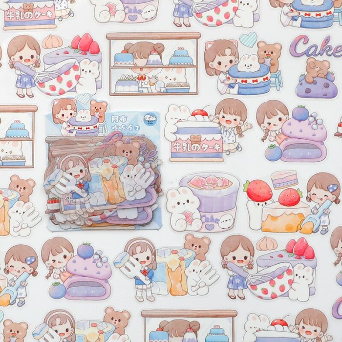 

30pcs Sticker Cute Bear Girl Sticker (LAST STOCK)
